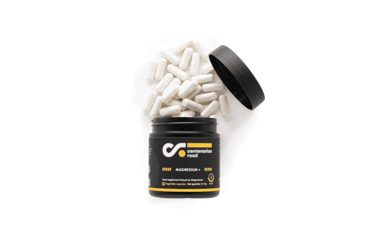 Suplemento de magnesio con 10 beneficios del magnesio, que apoyan la salud muscular, ósea y nerviosa, además de mejorar el sueño y reducir la fatiga.