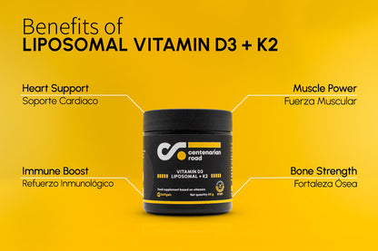 Liposomal Vitamin D3 + K2