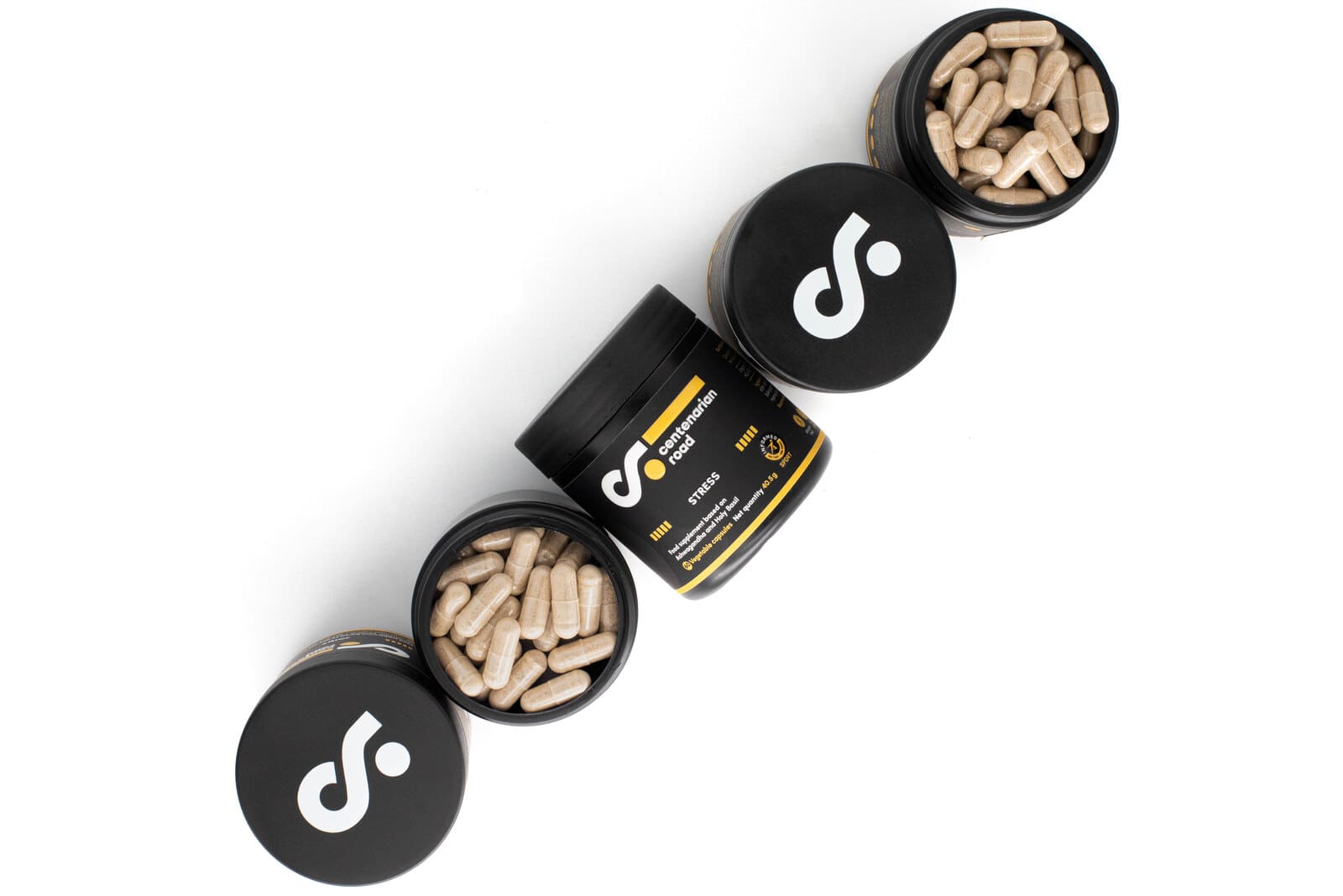 Suplementos para el stress con ashwagandha KSM-66, ayuda natural para reducir los niveles de ansiedad y promover la calma.