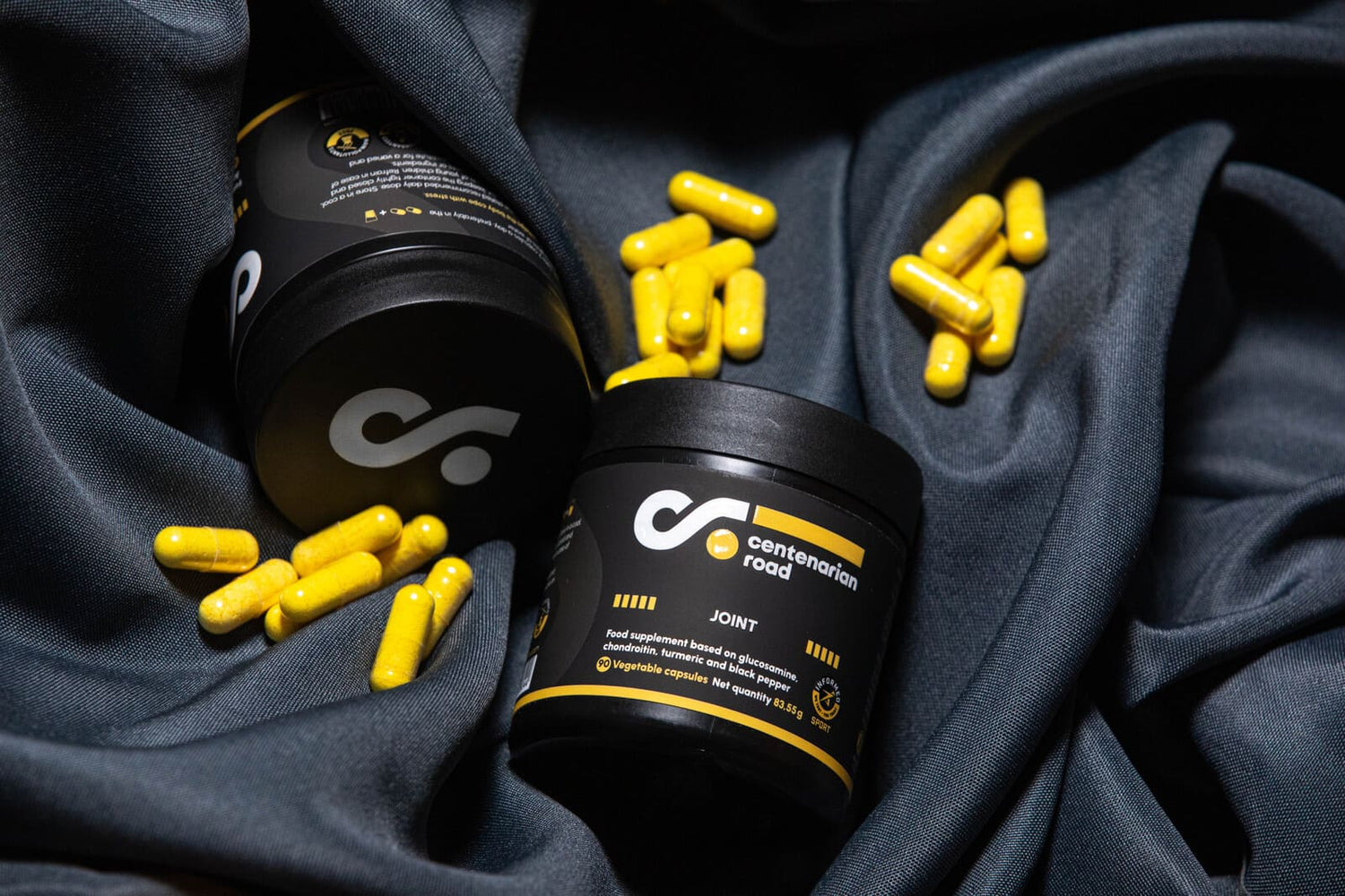 Joint health supplement from Centenarian Road, designed to support joint health, improve mobility, and reduce joint discomfort for active lifestyles.