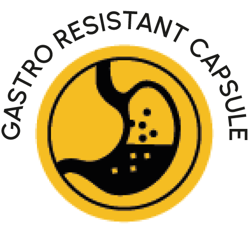 Cápsulas gastro resistentes