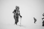 Road skier using Centenarian Road sports supplements for winter performance - premium supplements for skiing endurance, muscle recovery and alpine sports